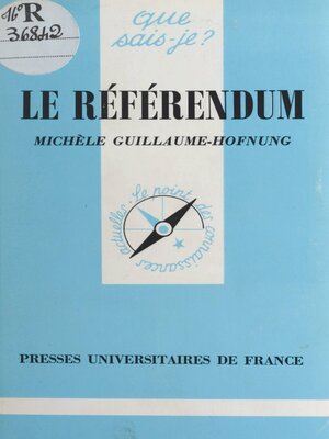cover image of Le référendum